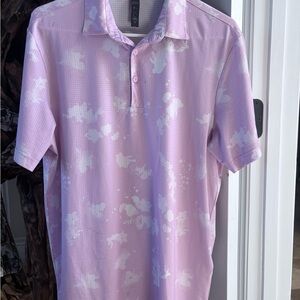 Men’s Adidas Soft Lavender Golf Polo Shirt